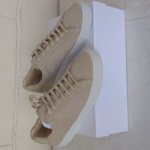 Reiss Finley suede low top sneakers
